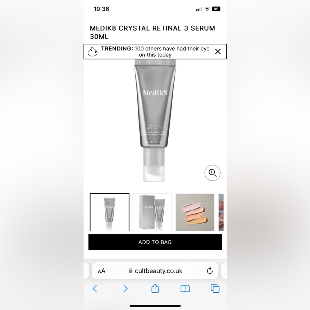 Medik8 crystal retinal 3 cult beauty